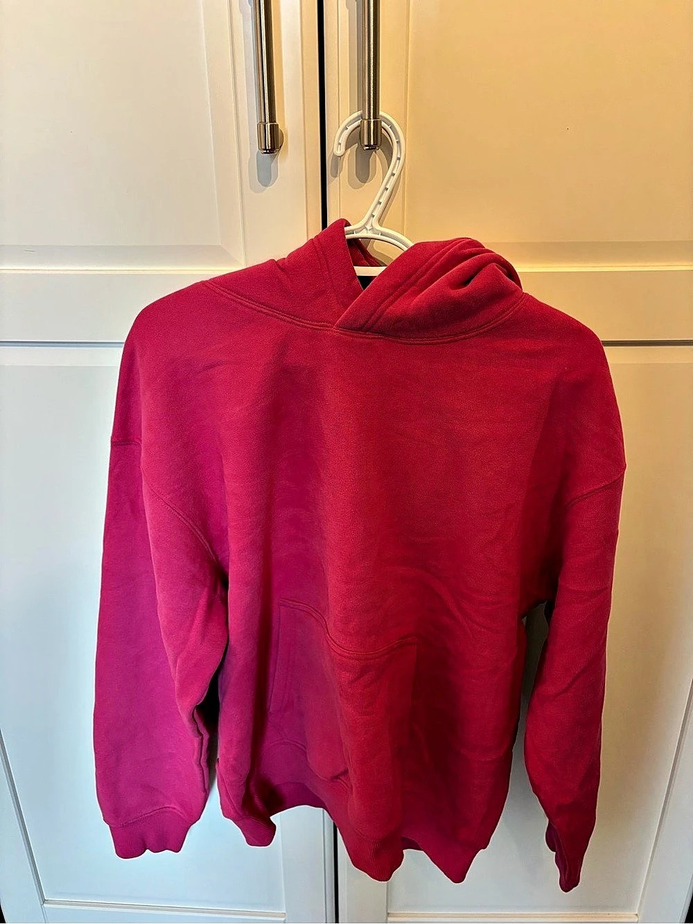 ARDENE Molleton Madesoft Fleece Hoodie in Pink Size Large Like New